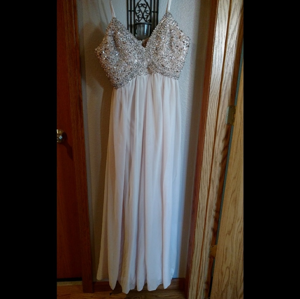 Nude pinkish Prom Dress